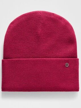🆕 LULULEMON Athletica Warm Revelation Beanie *Shine NWT Berry Rumble